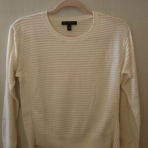 Banana Republic Cream Ribbed Sweater